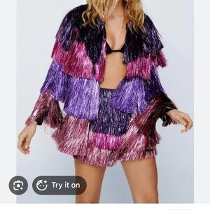 Nasty Gal Fringe Jacket
